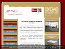 Tablet Screenshot of embalajesartal.com